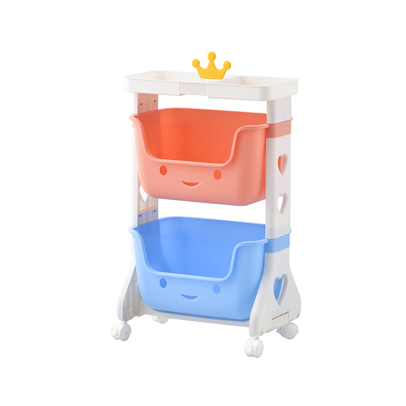 皇冠兒童玩具收納置物架